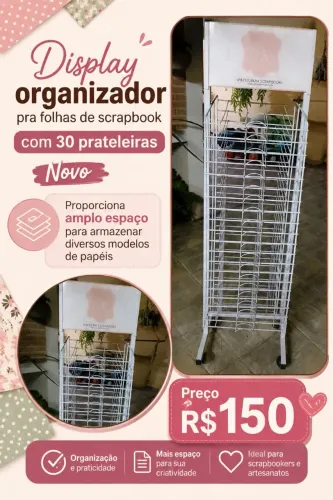 Display organizador de papel