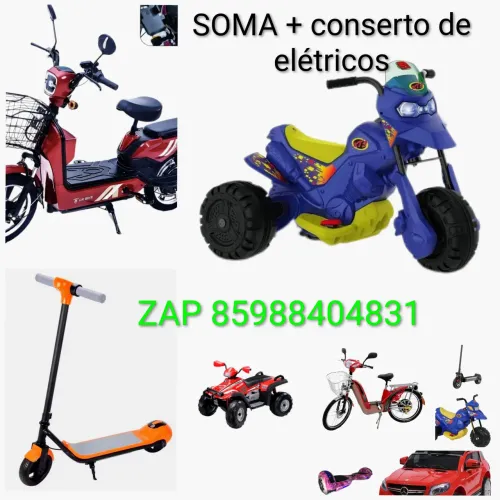 Conserto qualquer elétricos como: bicicleta, hoverboard, patinete,moto infantil, carro .