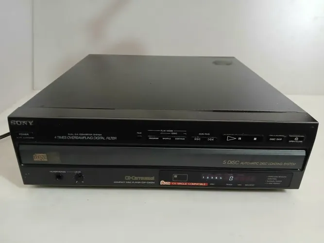 CD Player SONY Carrossel 5cds com defeito 