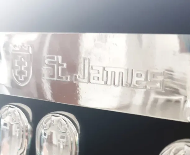 Faqueiro St James inox 130 pçs Croisé