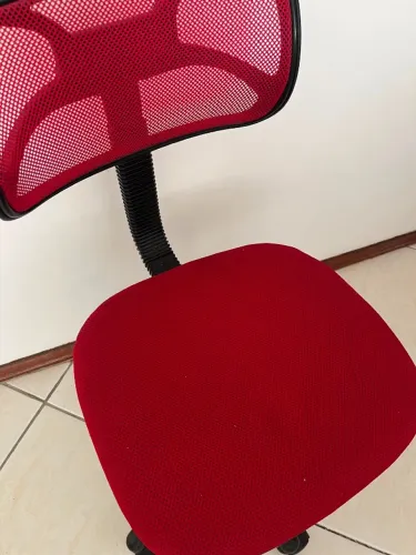 Cadeira escritório vermelha