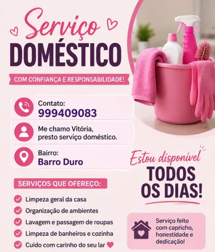 SERVIÇOS DOMÉSTICOS