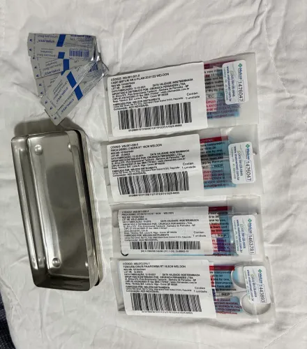 Kit veterinário aço inoxidável weldon 10 itens