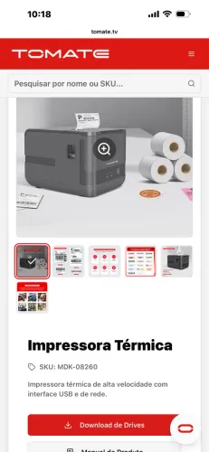 Impressora Térmica de cupom Fiscal NOVAS