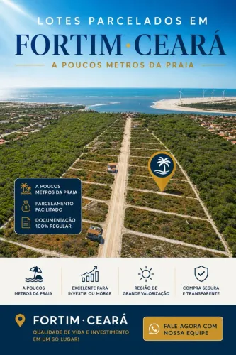 Lotes em Fortim Ceará