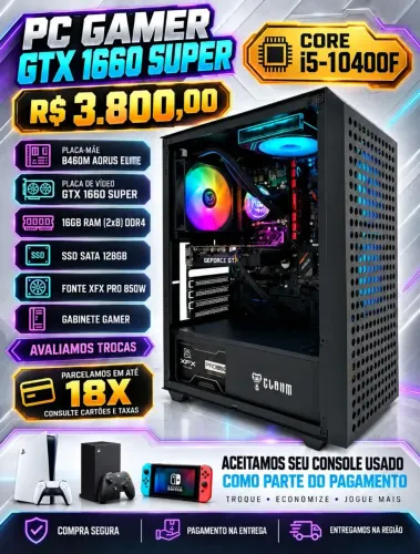 PC Gamer GTX 1660 Super