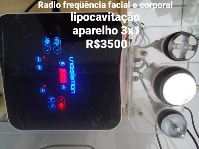Aparelho de Radiofrequência facial e corporal com lipocavitação 