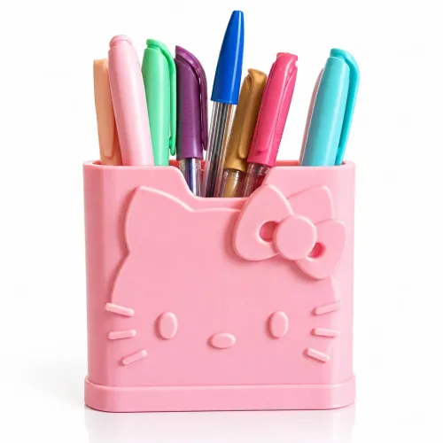 Organizador de mesa Hello Kit - Porta Caneta Rosa