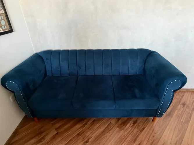 Sofá Chesterfield Azul