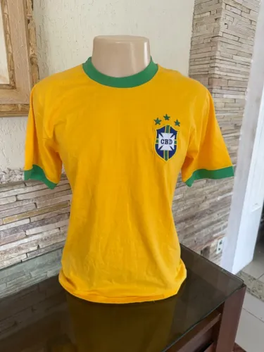 Camisa da seleção Brasileira ano 70 - Gerson