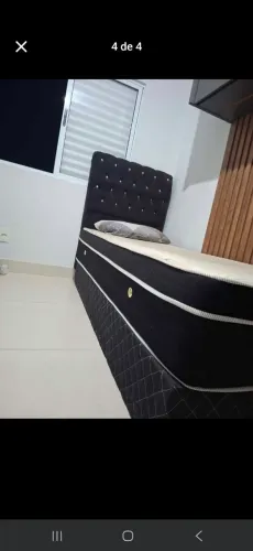 Cama box solteiro c/ massagem e cromoterapia 