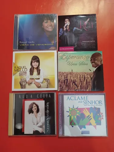 Lote 6 cds Gospel 