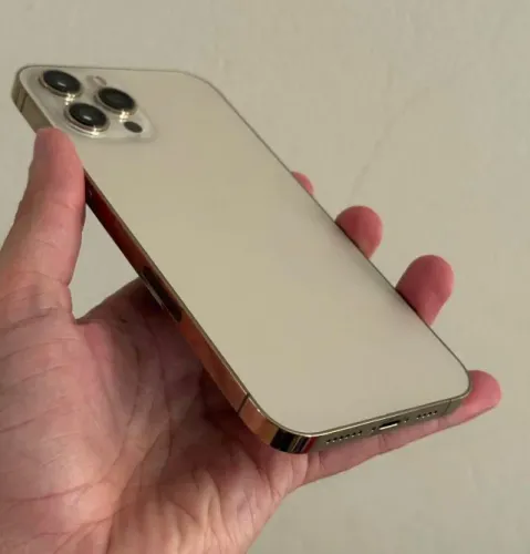 iPhone 12 Pro Max gold perfeito 