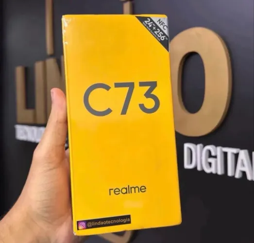 LOJA FÍSICA. REALME C73 256GB / 8GB RAM | ANDROID PARCELADO NO BOLETO ATÉ PARA NEGATIVADOS