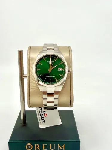 Relógio Tissot Gentleman 38 mm Automático Verde - Novo