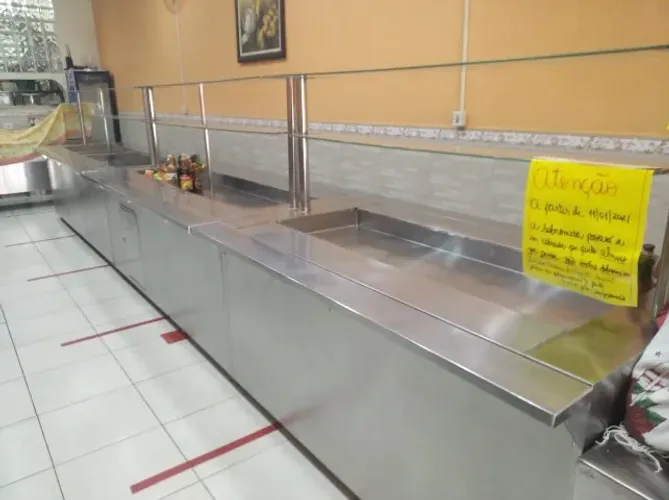 Buffet Completo Pista Quente e Fria - 2 frias e 1 quente