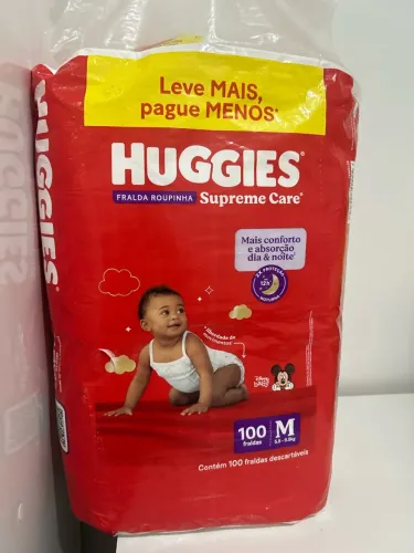 Fralda Huggies supreme Care - M