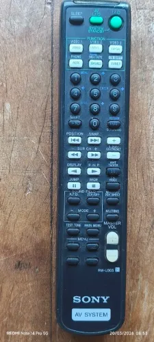 Controle remoto Receiver original Sony Str-K760P