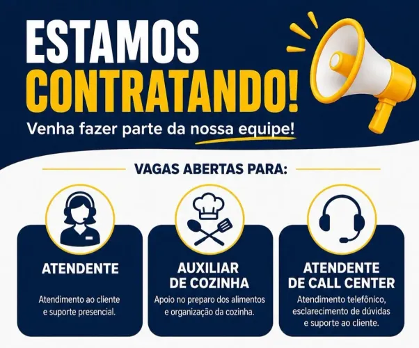 Oportunidade de emprego