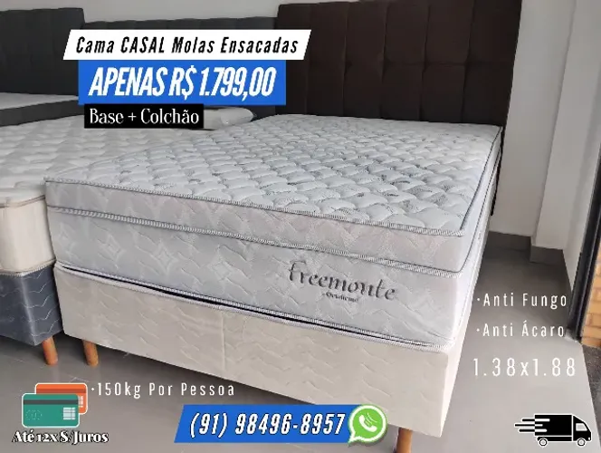 CAMA CASAL MOLAS ENSACADAS