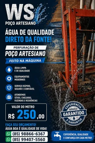 Poço artesiano máquina 