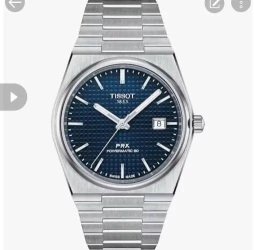 Relógio masculino Tissot PRX Automático - Safira - 40mm - Prem AAA+ 