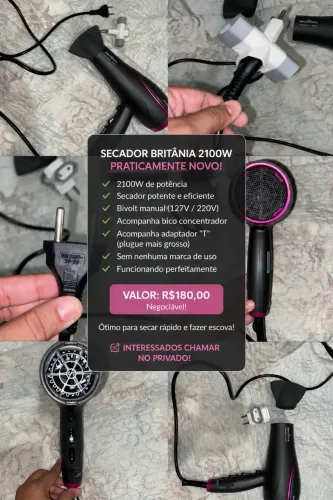 Secador de cabelo