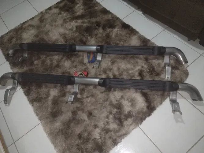 Estribos cromados para caminhonete Ford ranger compatível desde 2014 até 2020