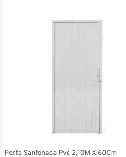 Porta sanfonada 60cm nova na caixa 