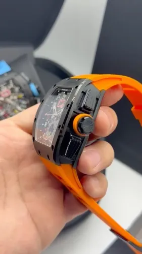 Relógio Richard Mille McLaren Laranja/Preto