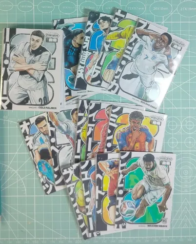 Pacote Completo - 36 Cards Custom Panini Prizm Manga | Futebol