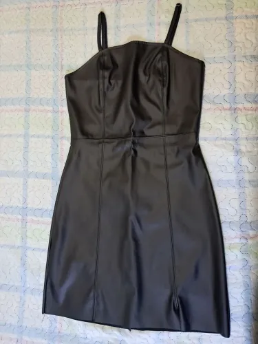Vestido em napa