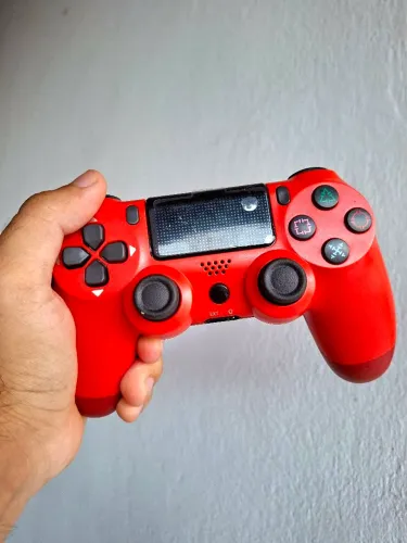 Controle Bluetooth PS4 Vermelho Novo - FRETE GRÁTIS