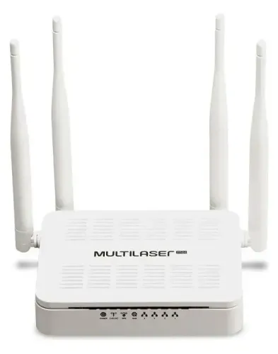 Roteador Multilaser Re708 Ac1200 Portas Giga 4 Antenas Cor Bco (Usado)