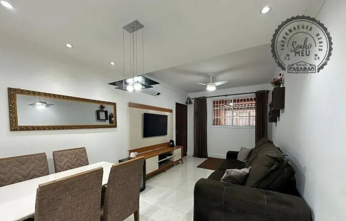 Canto do Forte  89 m²  3 Dorms com Suíte  Churrasqueira  1 Vaga