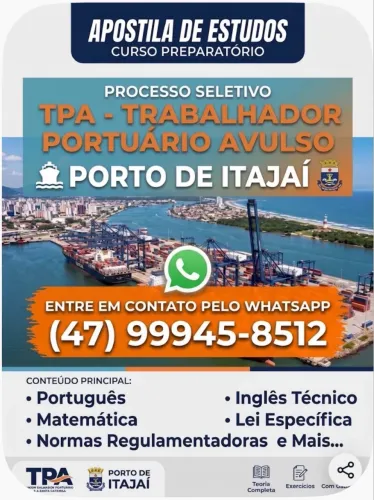 APOSTILA OGMO ITAJAÍ- CAPATAZIA