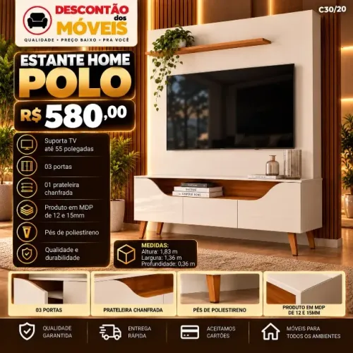 ESTANTE HOME POLO