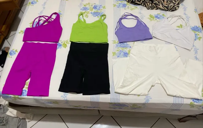 Kit roupa de academia