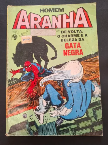 Homem-Aranha Numero 32 - De Volta o Charme e a Beleza da Gata Negra.
