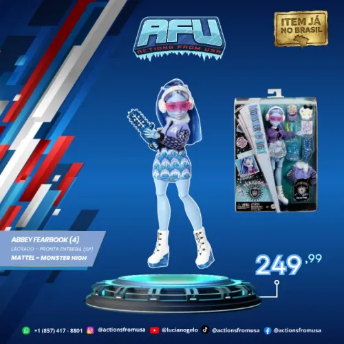 Mattel Monster High Fear Book - Abbey Bominable