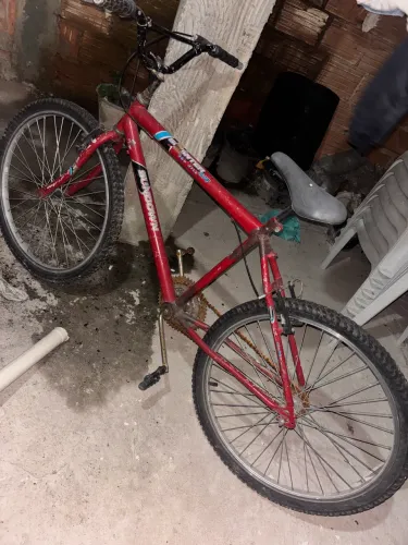Bicicleta Sundown Aro 26, Completa, Aro Traseiro Torto - Para Reforma