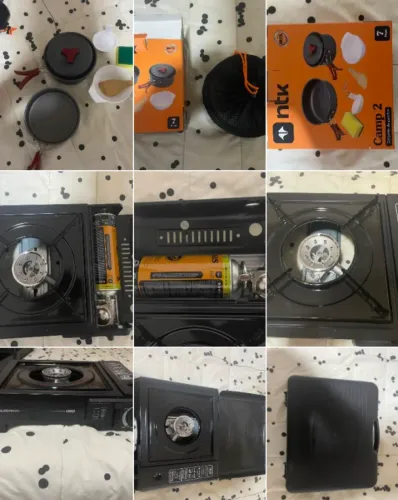 Kit para acampamento