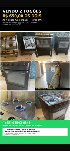Fogão 4 Bocas