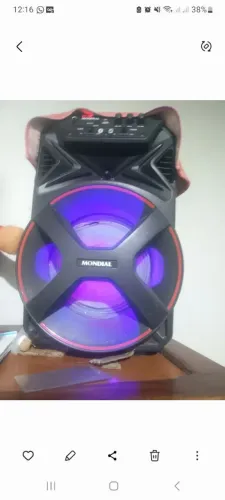 Vendo caixa de som funcionando perfeitamente 