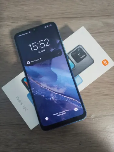 Xiaomi Redmi 10C Azul 64GB - Completo com Carregador e Cabo