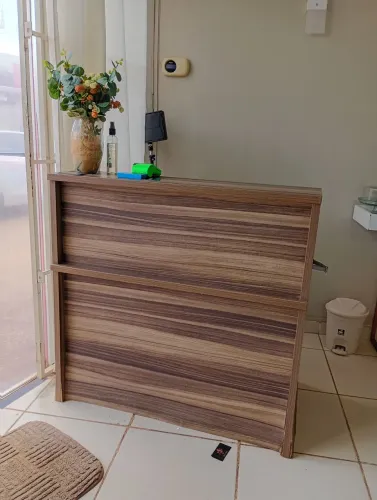 BALCÃO MDF RECEPÇÃO