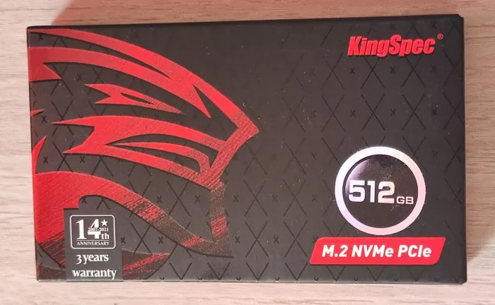 SSD NVMe PCIEx Gen 3x4 512Gb KinSpec !