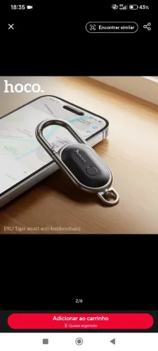 SMART TAGS hoco certificado find MY iPhone. Bluetooth e GPS.