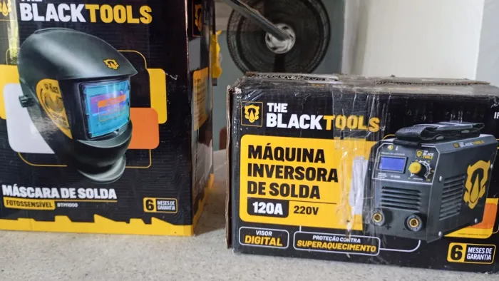 Máquina de solda com máscara novas