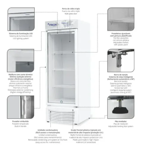 Freezer Expositor Vertical Fricon - 220 V - Usado (pouco uso, novíssimo)